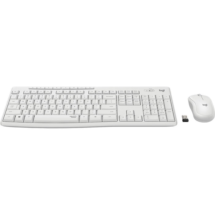 Logitech MK295 Silent Juego de Teclado y Ratón Inalámbrico 2.4 GHz Italiano Blanco Apagado Logitech MK295 Silent Juego de Teclado y Ratón Inalámbrico 2.4 GHz Italiano Blanco Apagado
