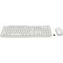 Logitech MK295 Silent Juego de Teclado y Ratón Inalámbrico 2.4 GHz Italiano Blanco Apagado