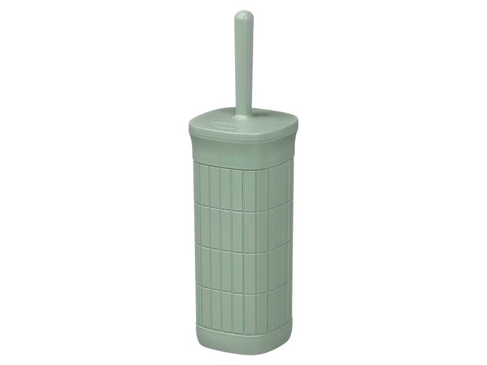 Stefanplast Escobillero Domus Verde Menta 11.5 x 40 x 11.5 cm en Plástico PP para Baño o Cocina (Set de 6)