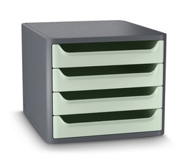 Modulo Cep 1400F First 4 Cajones Gris/Verde Salvia