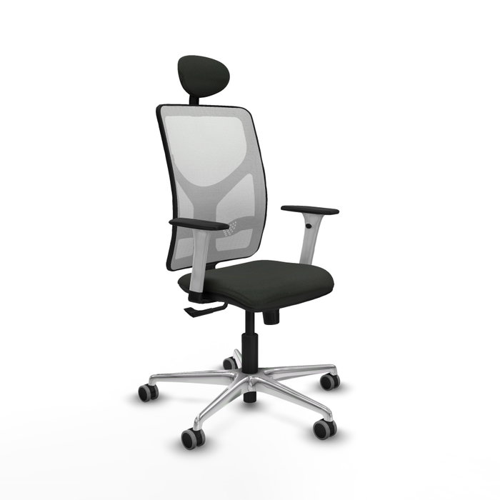 PIQUERAS Y CRESPO Silla de oficina Motilla con mecanismo Sincro, Negro y Blanco PIQUERAS Y CRESPO Silla de oficina Motilla con mecanismo Sincro, Negro y Blanco