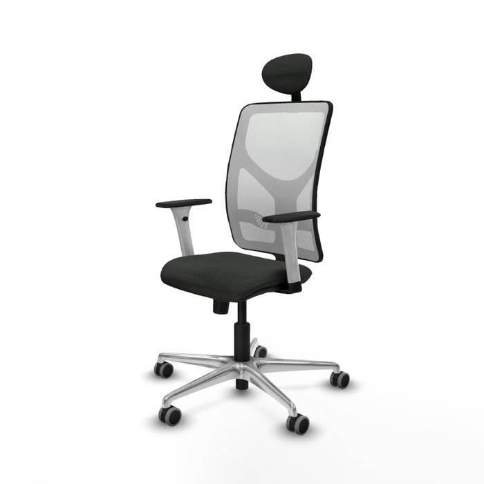 PIQUERAS Y CRESPO Silla de oficina Motilla con mecanismo Sincro, Negro y Blanco PIQUERAS Y CRESPO Silla de oficina Motilla con mecanismo Sincro, Negro y Blanco