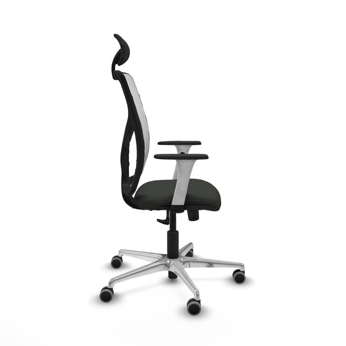 PIQUERAS Y CRESPO Silla de oficina Motilla con mecanismo Sincro, Negro y Blanco PIQUERAS Y CRESPO Silla de oficina Motilla con mecanismo Sincro, Negro y Blanco