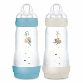 MAM Set de 2 biberones Easy Start Anticólico 320 ml - Ocean + Sand