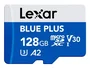 Lexar Professional 633x MicroSDXC 128GB Tarjeta de Memoria UHS-I U1/A1, Clase 10, Hasta 100MB/s, Azul (LMSBLPL128G-BNANG)