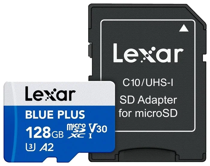 Lexar Blue Plus 128GB MicroSDXC UHS-I Lexar Blue Plus 128GB MicroSDXC UHS-I