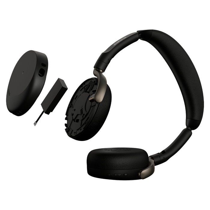 Jabra Evolve3 65 Flex MS Auriculares Inalámbricos con Alfombrilla de Carga