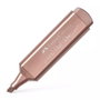 Faber-Castell Marcador Textliner 46 Metálico Oro Rosa