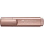 Faber-Castell Marcador Textliner 46 Metálico Oro Rosa