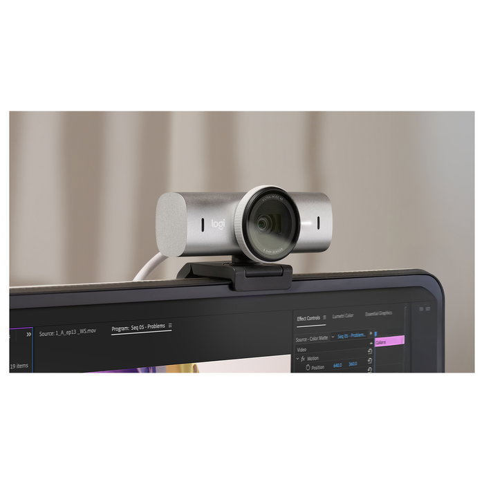 Logitech MX Brio Webcam Ultra HD 4K Gris
