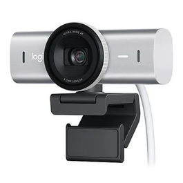 Logitech Webcam MX Brio 705 Modelo 960-001554 en Color Gris Claro | Videocámara para Streaming