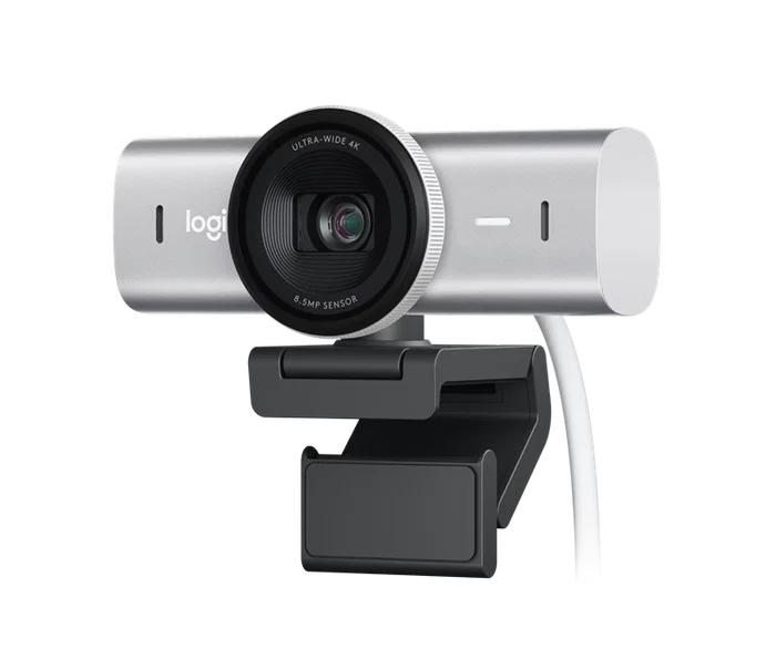 Logitech MX Brio Webcam Gris Claro 4K Ultra HD
