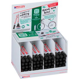 Edding Marcador Permanente 3000 Negro Expositor 48 Unidades