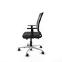 PIQUERAS Y CRESPO Silla de oficina Haches Gris con mecanismo Sincro/Traslack