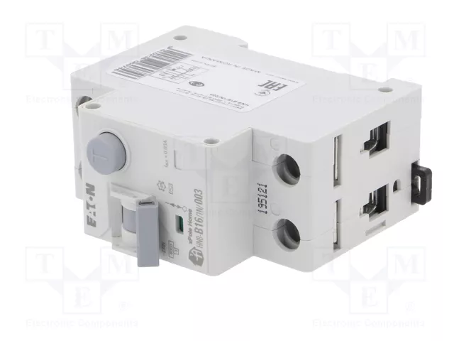 EATON ELECTRIC RCBO 16A 30mA 230VAC 1+N