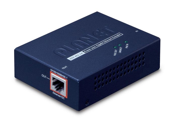 Planet POE-E201 Extensor PoE Gigabit de Largo Alcance para Ethernet IEEE 802.3at Planet POE-E201 Extensor PoE Gigabit de Largo Alcance para Ethernet IEEE 802.3at