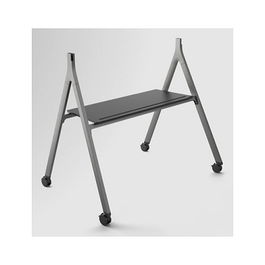 Neat NEATBOARD-FLOORSTAND - Pie de suelo con ruedas para pantallas de 165 cm (65") - Negro y plata
