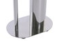 DKD Home Decor Portarrollos de Pie y Escobillero Cromado de Metal