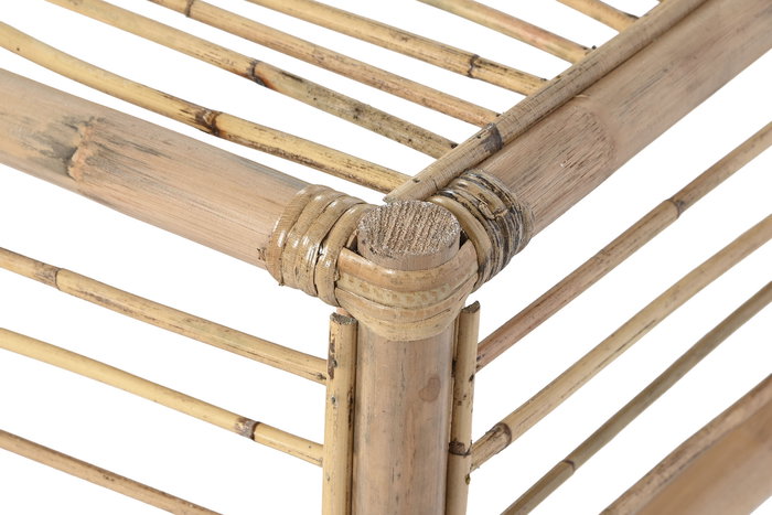 DKD Home Decor Mesa Centro Natural Ratan 110 x 60 x 45 cm