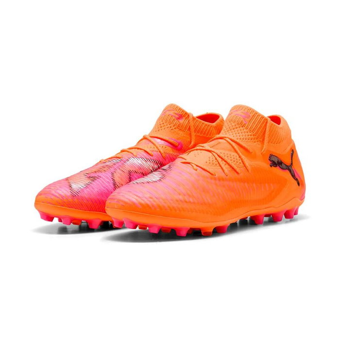 Botas de Fútbol para Adultos Puma Future 8 Ultimate Mg Heat Fire Naranja