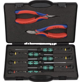 Knipex Juego de Herramientas para Electrónica con Caja