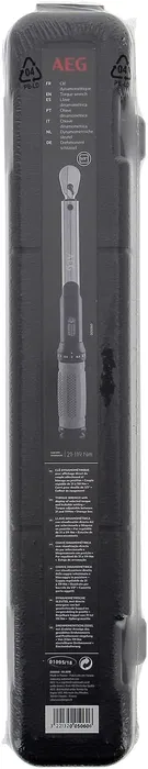 AEG Llave dinamométrica 119Nm Acero al cromo vanadio con visualización directa del par seleccionado y bloqueo