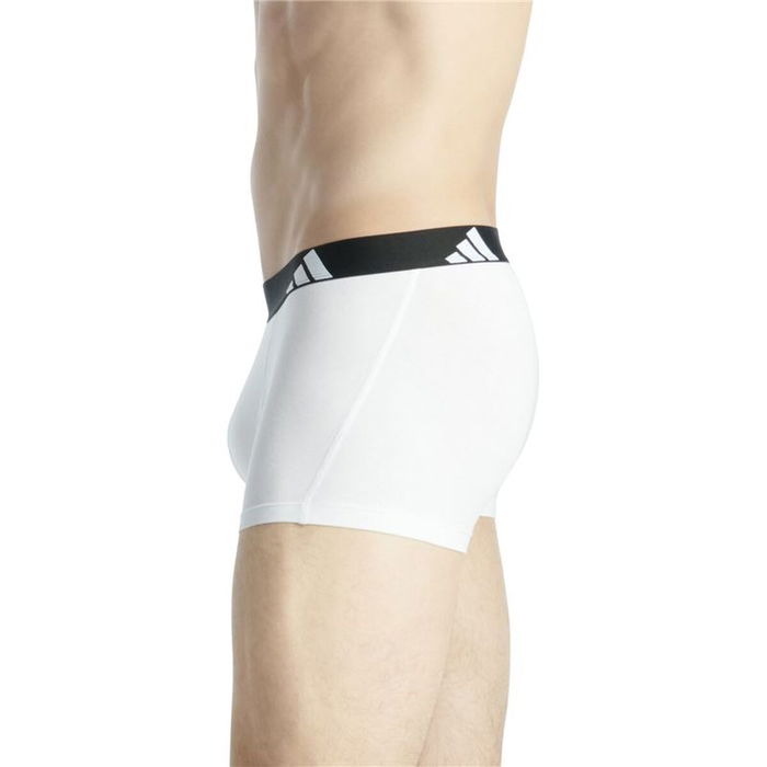 Bóxer de Hombre Adidas Slip Active Flex Cotton Blanco 3 Piezas XL