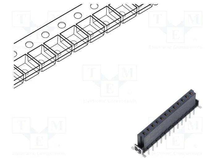 HARTING Conector de datos hembra 12 pines har-flex® Power THT recto HARTING Conector de datos hembra 12 pines har-flex® Power THT recto