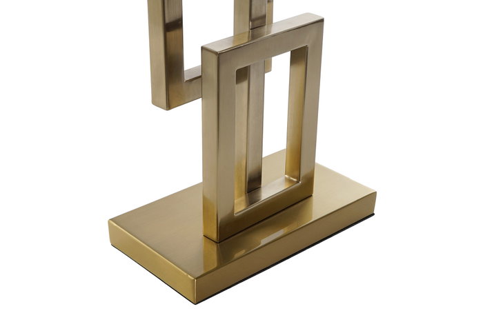 DKD Home Decor Lámpara de sobremesa de metal dorado 38x23x78 cm