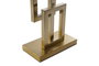 DKD Home Decor Lámpara de sobremesa de metal dorado 38x23x78 cm
