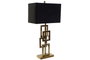 DKD Home Decor Lámpara de sobremesa de metal dorado 38x23x78 cm