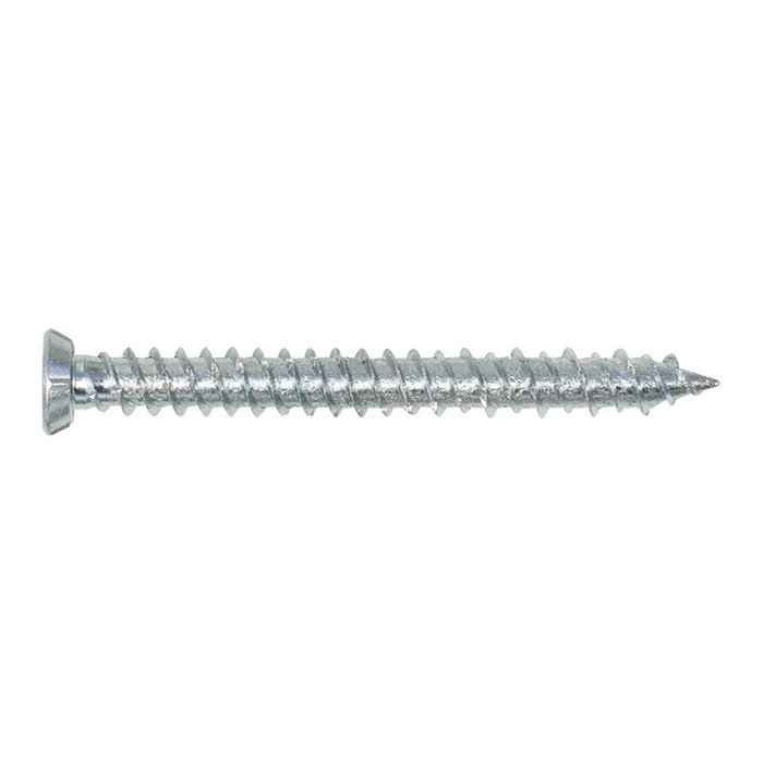 MAREFIX Tornillo Hormigon Cabeza Plana Zincado 7,5-52 Br6 100 Unidades MAREFIX Tornillo Hormigon Cabeza Plana Zincado 7,5-52 Br6 100 Unidades