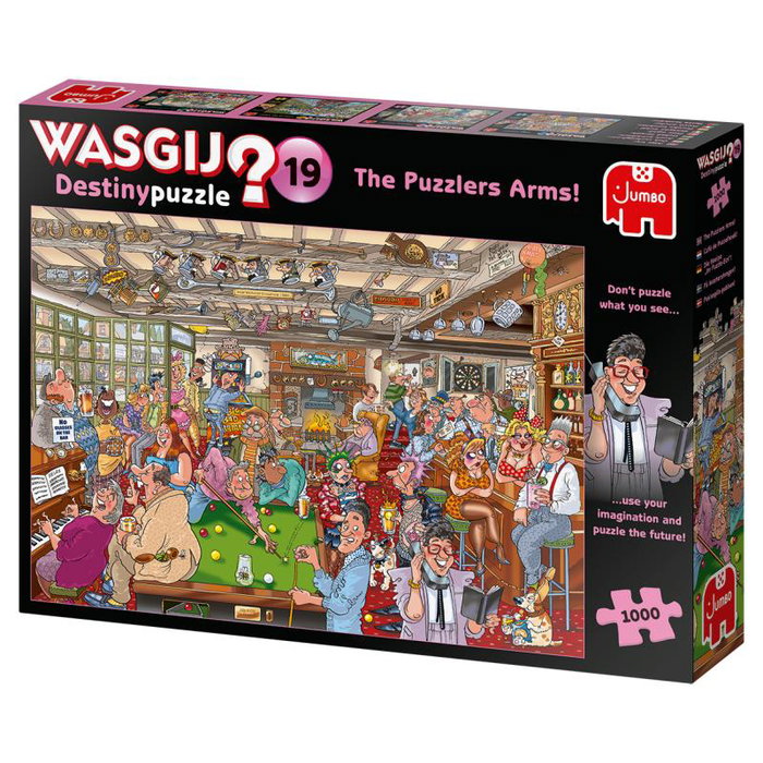 Jumbo Spiele Wasgij Destiny 19 Die Kneipe - Im Eck 1000 Piezas Puzzle Rompecabezas (19166) Jumbo Spiele Wasgij Destiny 19 Die Kneipe - Im Eck 1000 Piezas Puzzle Rompecabezas (19166)