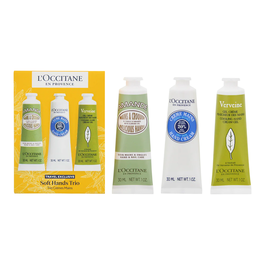 L'Occitane en Provence Travel Exclusive Hand Cream Collection 3 x 30ml Almond + Verbena + Shea Butter