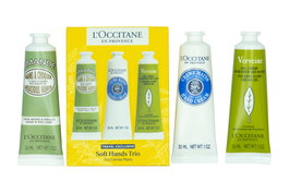 L'Occitane en Provence Travel Exclusive Hand Cream Collection 3 x 30ml Almond + Verbena + Shea Butter