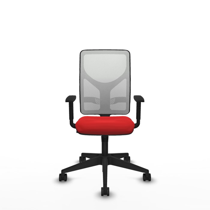 PIQUERAS Y CRESPO Silla de Oficina Motilla con Mecanismo Sincro Rojo y Blanco PIQUERAS Y CRESPO Silla de Oficina Motilla con Mecanismo Sincro Rojo y Blanco