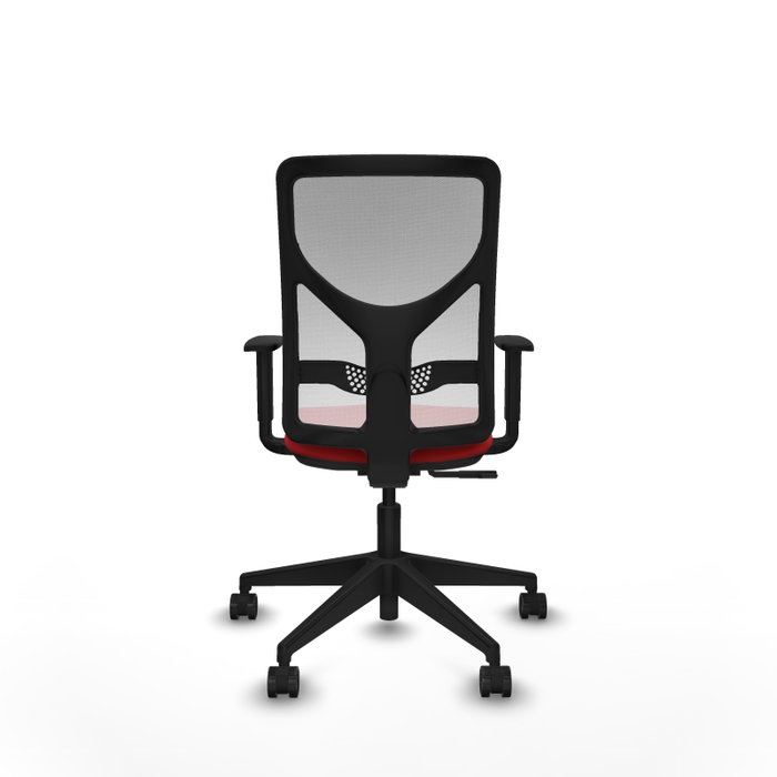 PIQUERAS Y CRESPO Silla de Oficina Motilla con Mecanismo Sincro Rojo y Blanco PIQUERAS Y CRESPO Silla de Oficina Motilla con Mecanismo Sincro Rojo y Blanco