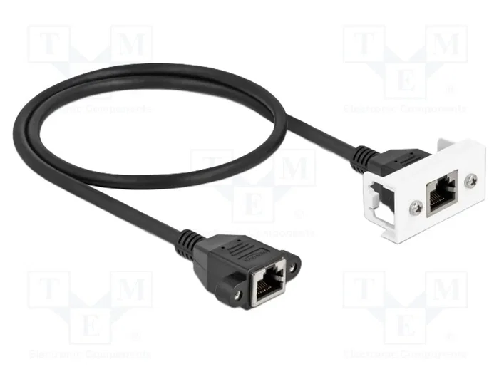 DeLOCK Cable de extensión de red Cat.6A S/FTP RJ45 para módulo Easy 45 50 cm DeLOCK Cable de extensión de red Cat.6A S/FTP RJ45 para módulo Easy 45 50 cm