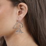 PEERS HARDY Pendientes Snoopy plata