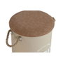 DKD Home Decor Set de 3 Cajas de Metal y PU 40x40x55,5
