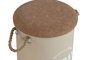 DKD Home Decor Caja Urban Set de 3 Piezas 40 x 55.5 x 40 cm Metal y Pu
