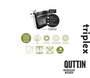 Quttin Sartén de Acero Triplex para Inducción de 28cm