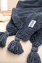 L'essentiel linge de maison Manta Doble Puffy 160 - Antracita 160x200 cm 100% Poliéster Confort Suave y Acogedora