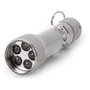 ENTAC Linterna de llavero EFL-5LED-KC-S Plata