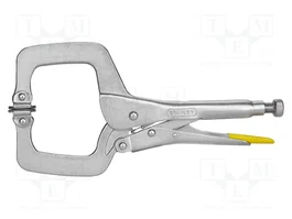 STANLEY Alicates de sujeción con mordazas para soldadura 185mm
