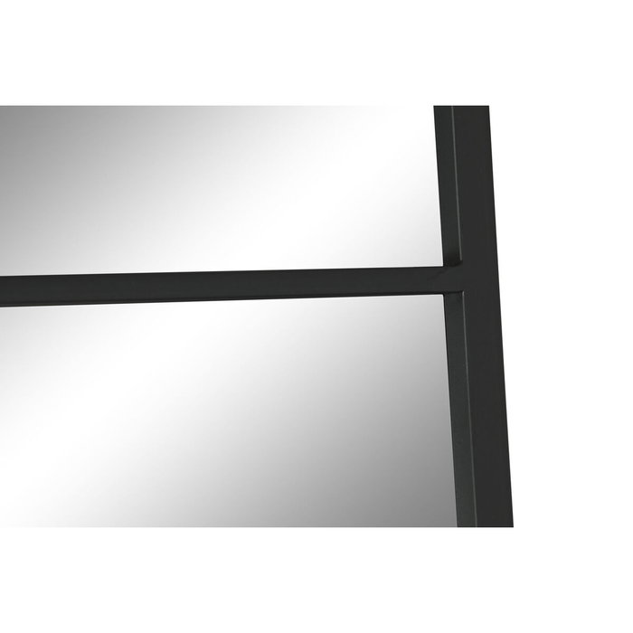DKD Home Decor Espejo de Hierro y Cristal Negro 90x180 cm DKD Home Decor Espejo de Hierro y Cristal Negro 90x180 cm