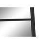 DKD Home Decor Espejo de Hierro y Cristal Negro 90x180 cm