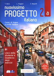EDILINGUA Nuovissimo Progetto Italiano 2A Nuovo Studente ed Esercizi (B1) Pack CD+DVD