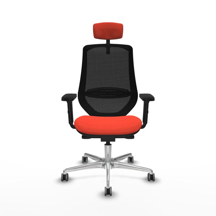 PIQUERAS Y CRESPO Silla de oficina Mardos con mecanismo Sincro/Traslack Naranja oscuro/Negro PIQUERAS Y CRESPO Silla de oficina Mardos con mecanismo Sincro/Traslack Naranja oscuro/Negro