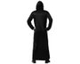 Disfraz Fantasma Halloween para Adulto Hombre con Máscara Calavérica y Túnica Negra Talla XS-S - Poliéster
